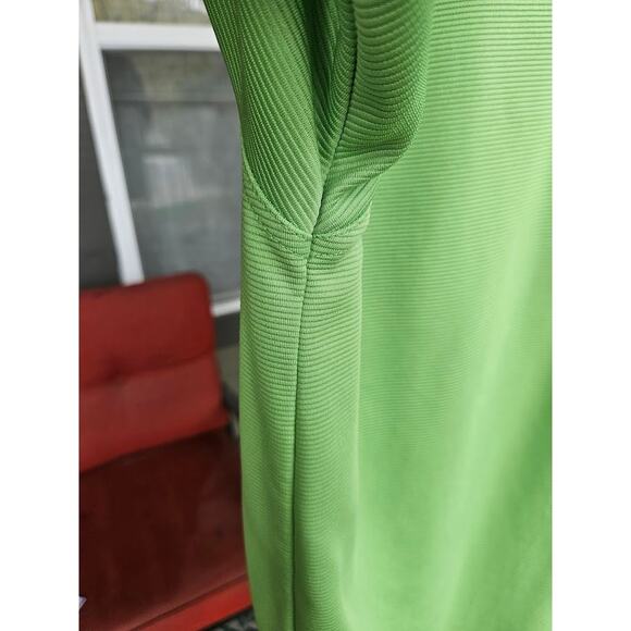 Golf GrandSlam XXL Button 100% Polyester Knit Polo Bright Intense Green - Picture 5 of 7